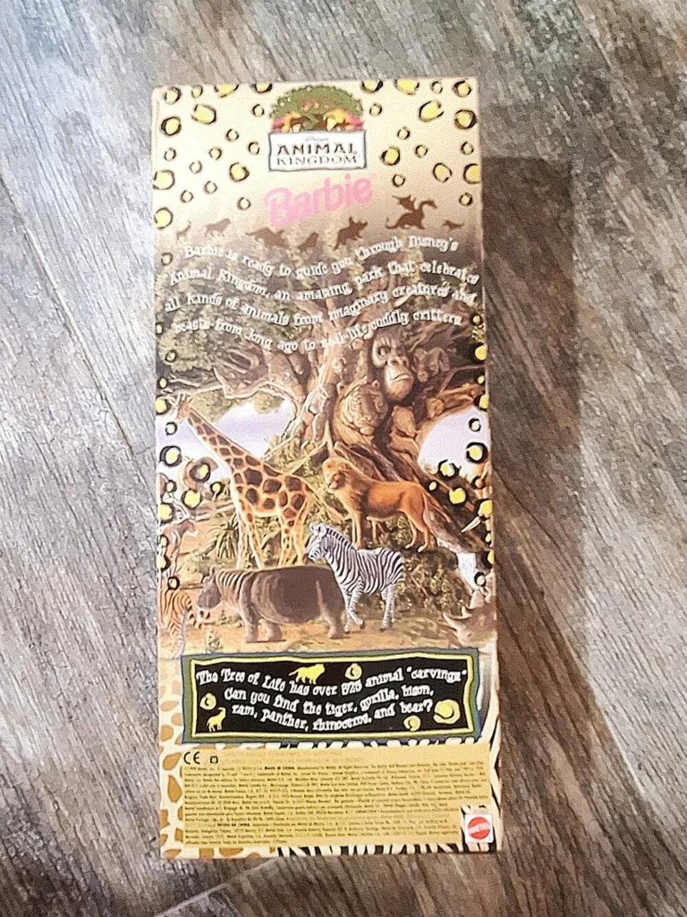 1998 Disney's Animal Kingdom Exclusive Barbie Doll by Mattel - Unopened